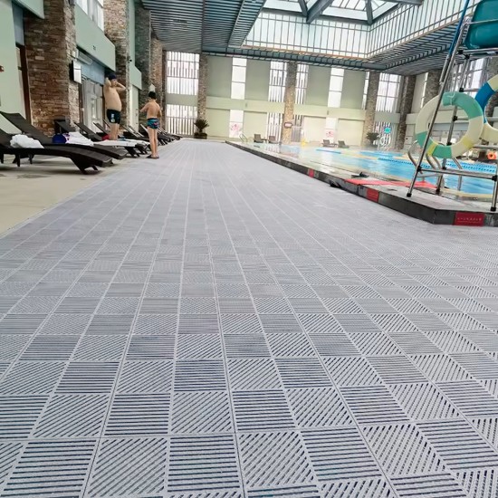 Piso Antideslizante Piscina 29x29 Gris