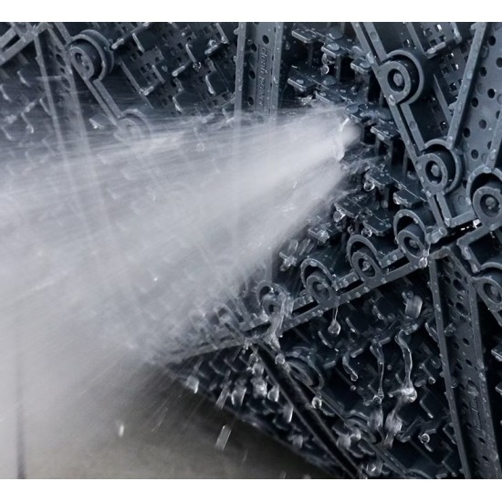 Piso Felpudo Encastrable 15x15 Negro/Gris