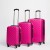 Set Valijas Abs 20" 24" 28" Fucsia