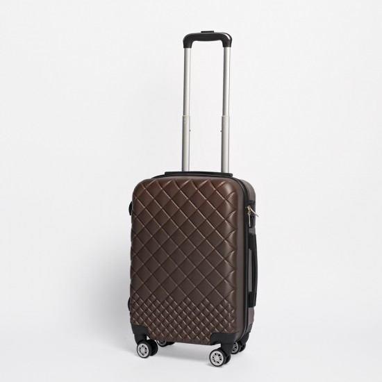 Set Valijas Abs 20" 24" 28" Marrón