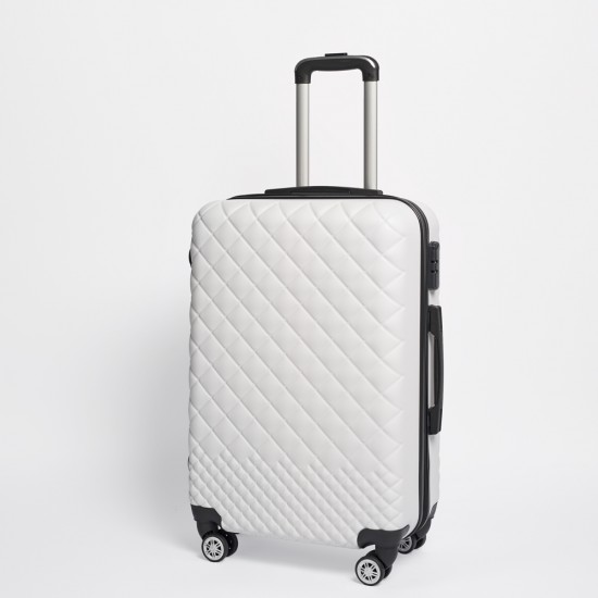 Set Valijas Abs 20" 24" 28" Blanco