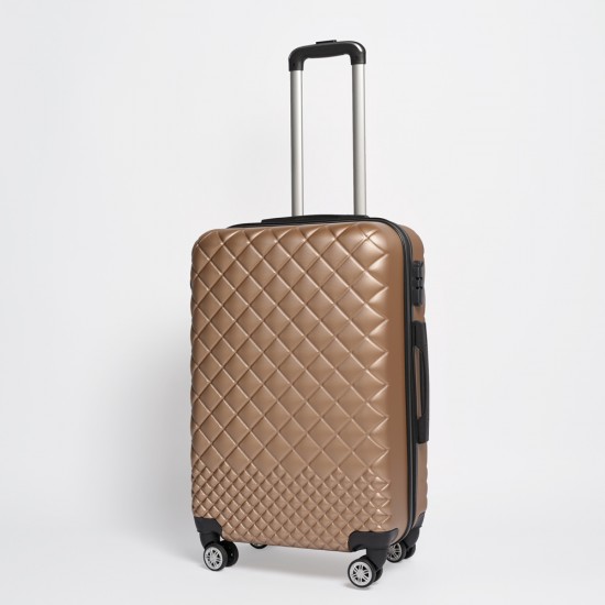 Set Valijas Abs 20" 24" 28" Dorado