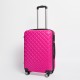 Set Valijas Abs 20" 24" 28" Fucsia
