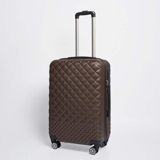 Set Valijas Abs 20" 24" 28" Marrón