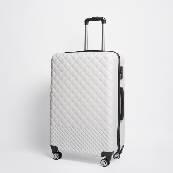 Set Valijas Abs 20" 24" 28" Blanco