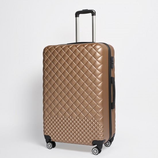 Set Valijas Abs 20" 24" 28" Dorado