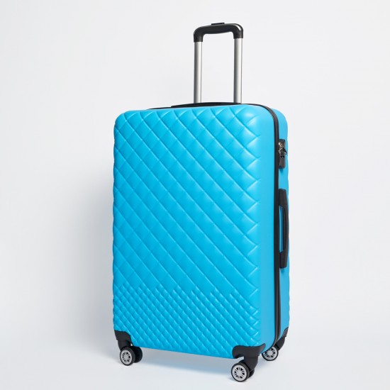 Set Valijas Abs 20" 24" 28" Celeste