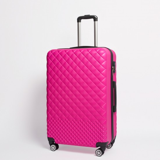 Set Valijas Abs 20" 24" 28" Fucsia