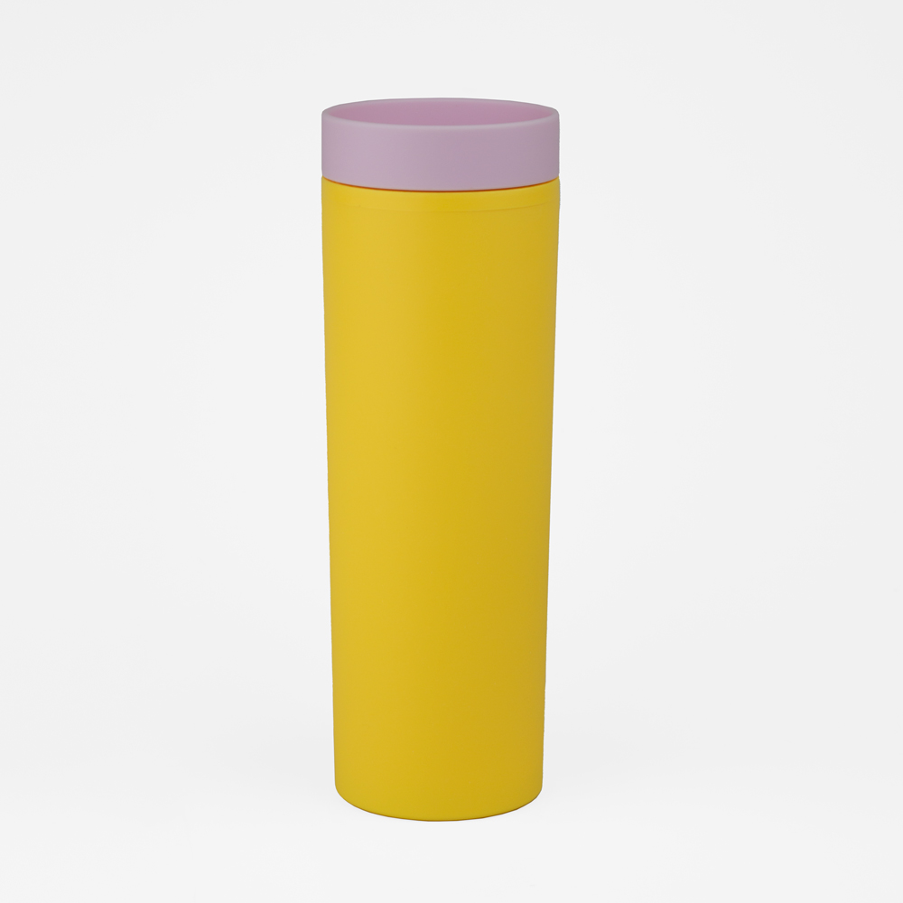 Vaso Plastico 500ml con Sorbito Ama. / Ros.