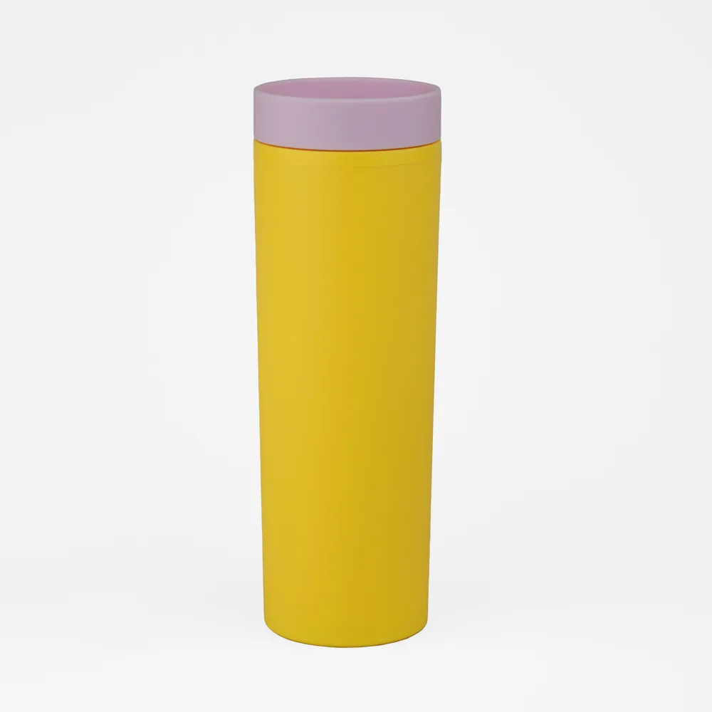 Vaso Plastico 500ml con Sorbito Ama. / Ros.