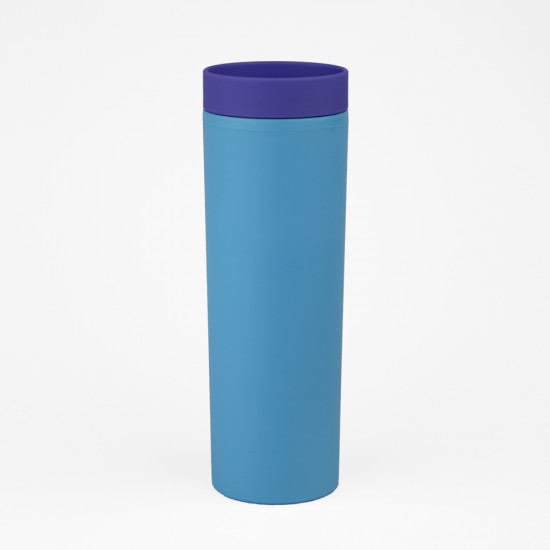 Vaso Plastico 500ml con Sorbito Cel. / Vio. Vaso Plastico 500ml con Sorbito Cel. / Vio.