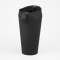 Vaso Plastico 450ml con Sorbito Negro