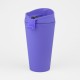 Vaso Plastico 450ml con Sorbito Violeta Vaso Plastico 450ml con Sorbito Violeta