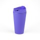 Vaso Plastico 450ml con Sorbito Violeta Vaso Plastico 450ml con Sorbito Violeta