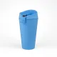 Vaso Plastico 450ml con Sorbito Celeste