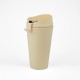Vaso Plastico 450ml con Sorbito Beige