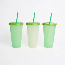 Vaso termo cromático x10 VERDE