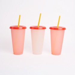 Vaso termo cromático x10 NARANJA