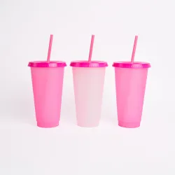 Vaso termo cromático x10 FUCSIA