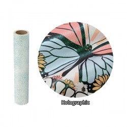 Papel Transfer DTF Otter Pro Glitter Holográfico 30cm X 10m