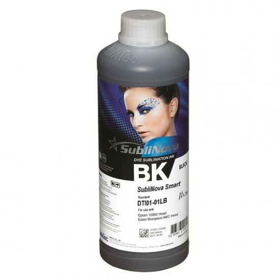 Tinta SubliNova Smart sublimática negra 1L Tinta SubliNova Smart sublimática negra 1L