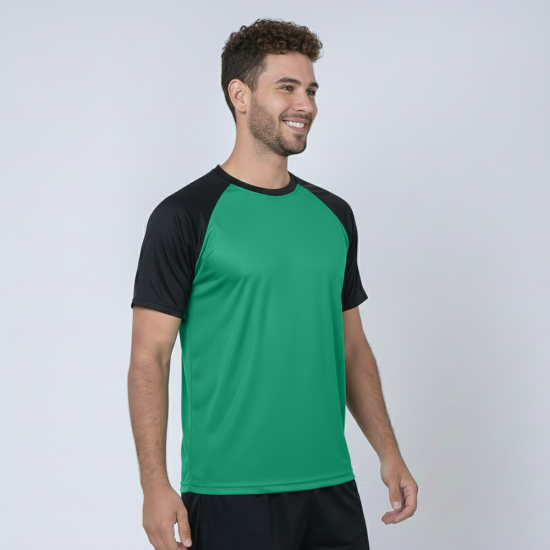 Camiseta Futbol PRO2 Verde/Negro