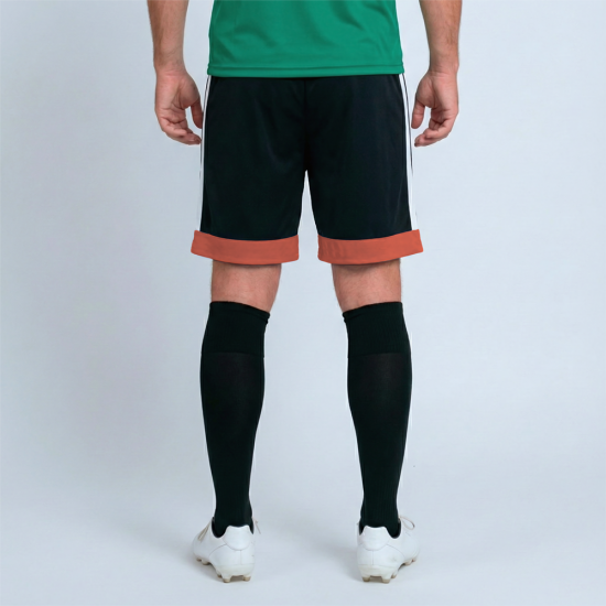 Short Futbol PRO2 Naranja/Negro