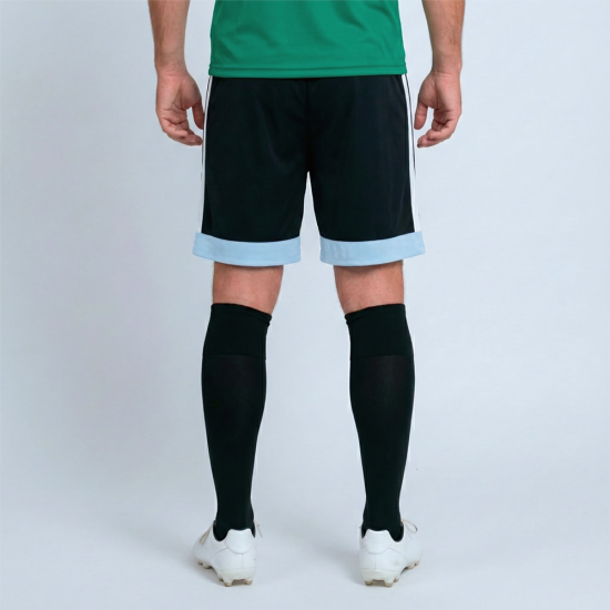 Short Futbol PRO2 Celeste/Negro
