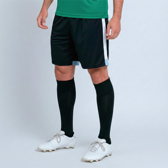 Short Futbol PRO2 Celeste/Negro