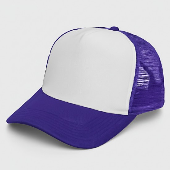 Gorro Trucker 5003 Bco/Violeta