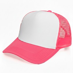 Gorro Trucker 5003 Bco/Fucsia
