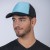Gorro 5013 Trucker Negro/Celeste