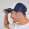 Gorro 5013 Trucker azul marino/blanco