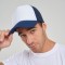 Gorro 5013 Trucker azul marino/blanco