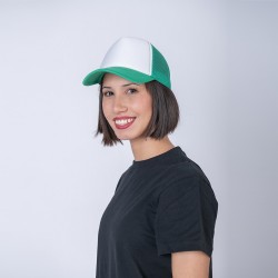 Gorro 5013 Trucker Verde/Blanco