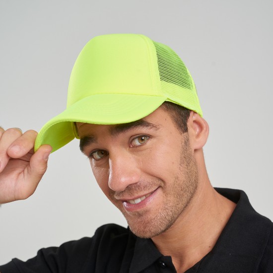 Gorro 5013 Trucker amarillo fluo/amarillo fluo