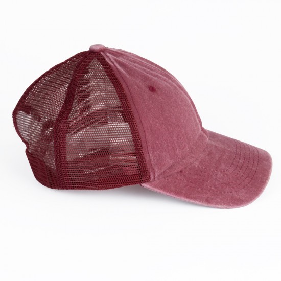 Gorro 5032 Lavado Mesh Bordeaux