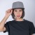 Gorro 5040 Visera Plana gris melange/negro