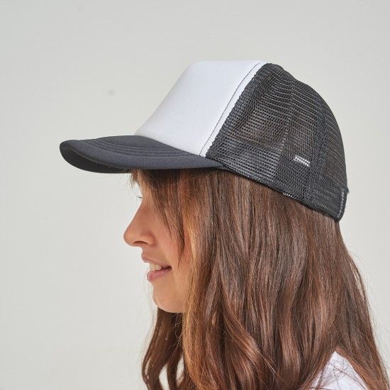 Gorro Niño Trucker 5011 Negro / Blanco