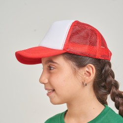 Gorro Niño Trucker 5011 Rojo / Blanco