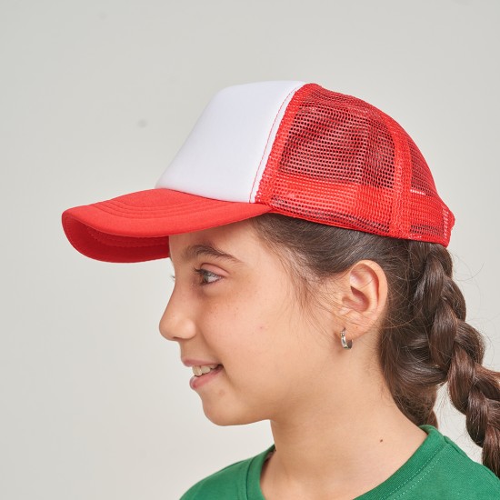 Gorro Niño Trucker 5011 Rojo / Blanco Gorro Niño Trucker 5011 Rojo / Blanco