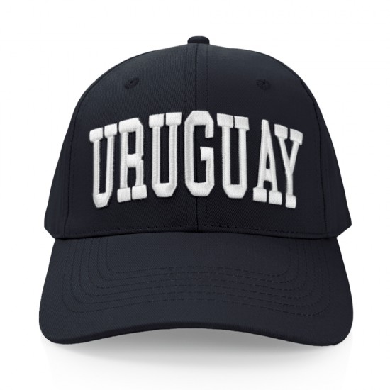 Gorro 730 Uruguay Bordado Negro