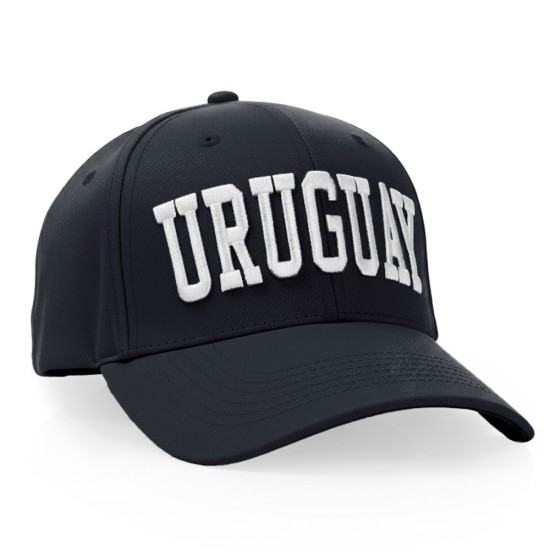 Gorro 730 Uruguay Bordado Negro