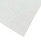 Goma Eva Glitter con adhesivo 60x40cm x10u. Blanco