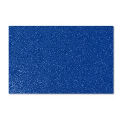 Goma Eva Glitter 60x40cm x10u. Azul