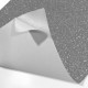 Goma Eva Glitter con adhesivo 60x40cm x10u. Plata