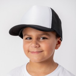 Gorro Niño Trucker 5011 Negro / Blanco