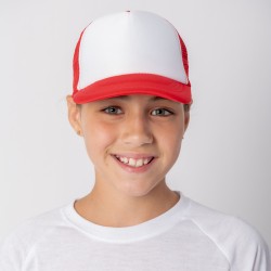Gorro Niño Trucker 5011 Rojo / Blanco