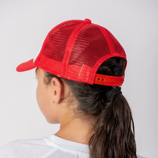 Gorro Niño Trucker 5011 Rojo / Blanco