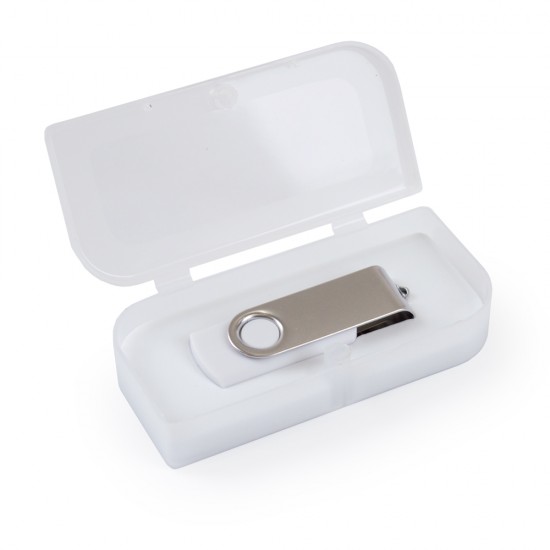 Pendrive Navaja 16GB Blanco con caja